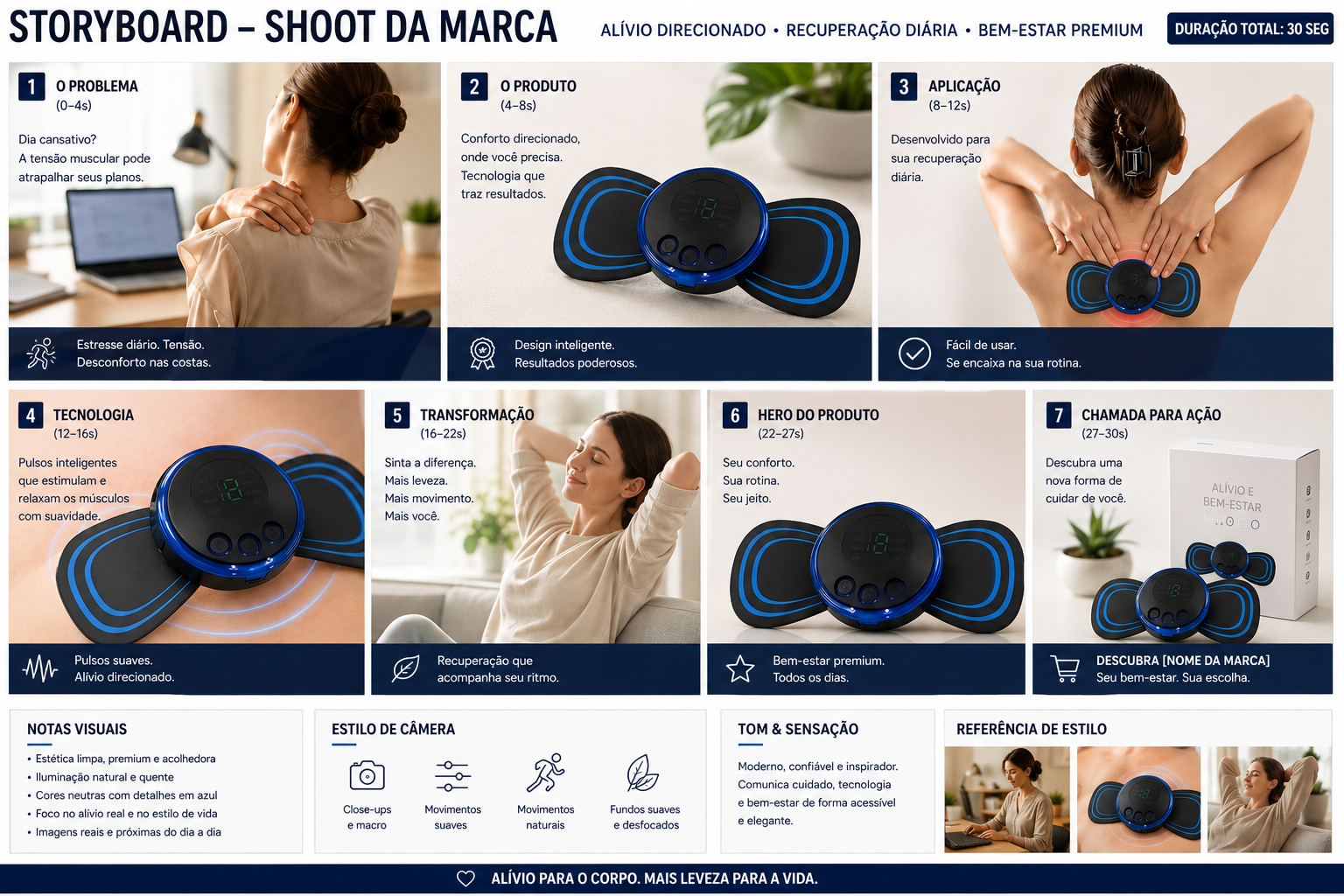 Mini Massageador Elétrico Portátil Pescoço e Perna — detalhes e benefícios (imagem 1)