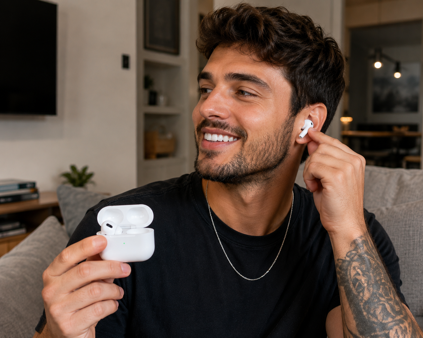 Fone AirPods Pro 3 — Estojo Lightning