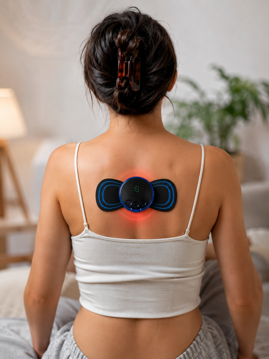 Mini Massageador Elétrico Portátil Pescoço e Perna