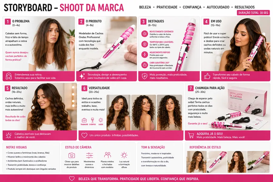 Modelador de Cachos Profissional — detalhes e benefícios (imagem 1)